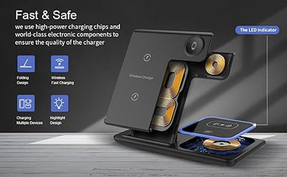 3 in 1 Wireless Charging Compatible with iPhone